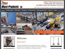 Tablet Screenshot of mastprojects.co.za
